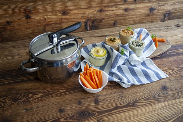 Hummus em diferentes versões de sabor