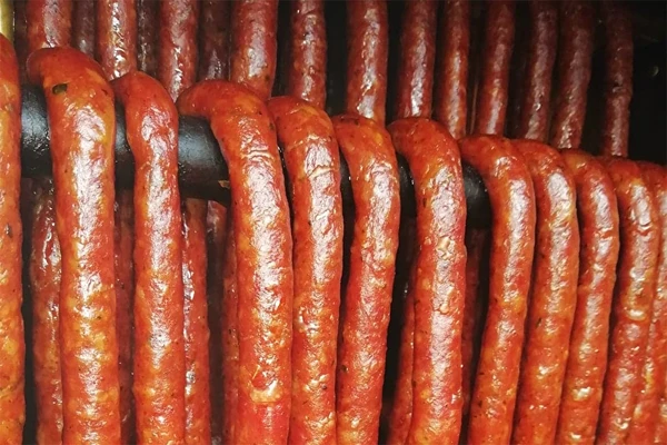 Kabanosy de porco caseiros