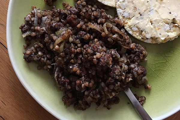 Morcela vegan para grelhar
