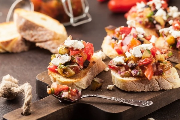 Pasta de lentilhas com queijo fresco tipo quark