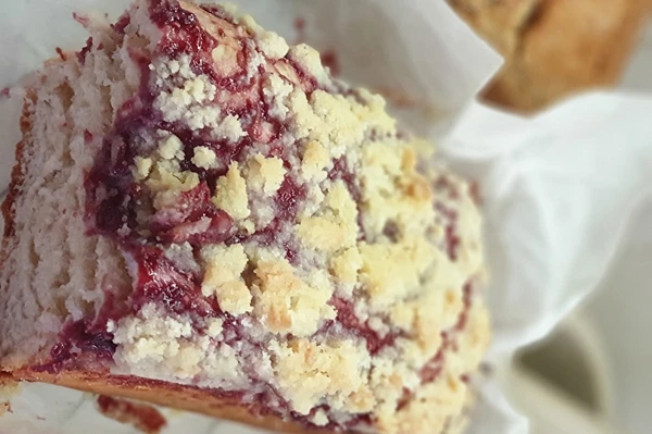 Receitas dos nossos clientes: Bolo de massa lêveda com framboesas