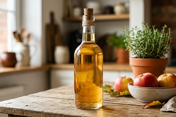 Vinagre de maçã caseiro