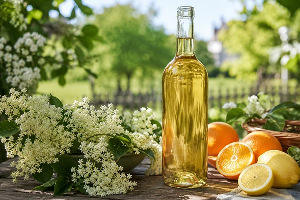 Vinho de flores de sabugueiro‑negro