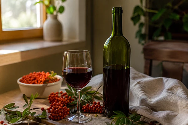 Vinho de sorveira-brava
