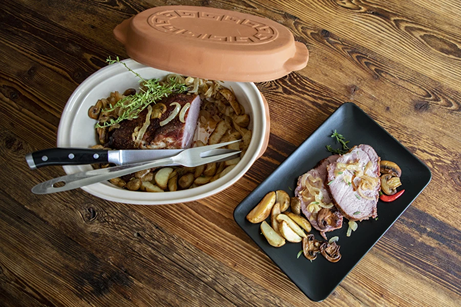 Barriga de porco assada