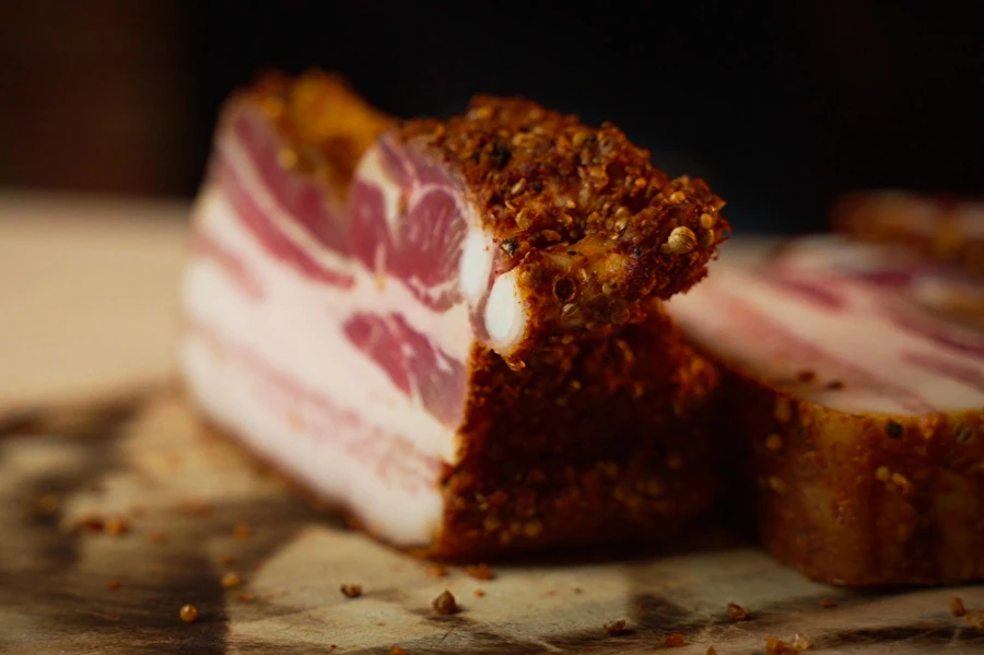 Browin Przepiśnik - Barriga de porco fumada ao estilo pastrami