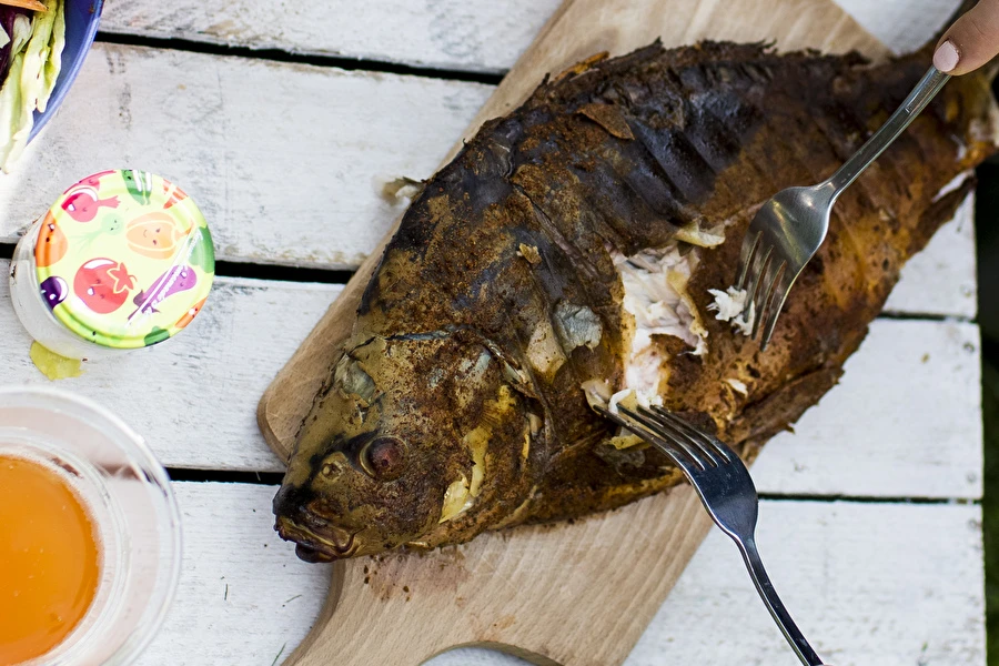 Browin Przepiśnik - Carpa para a Consoada – fumada