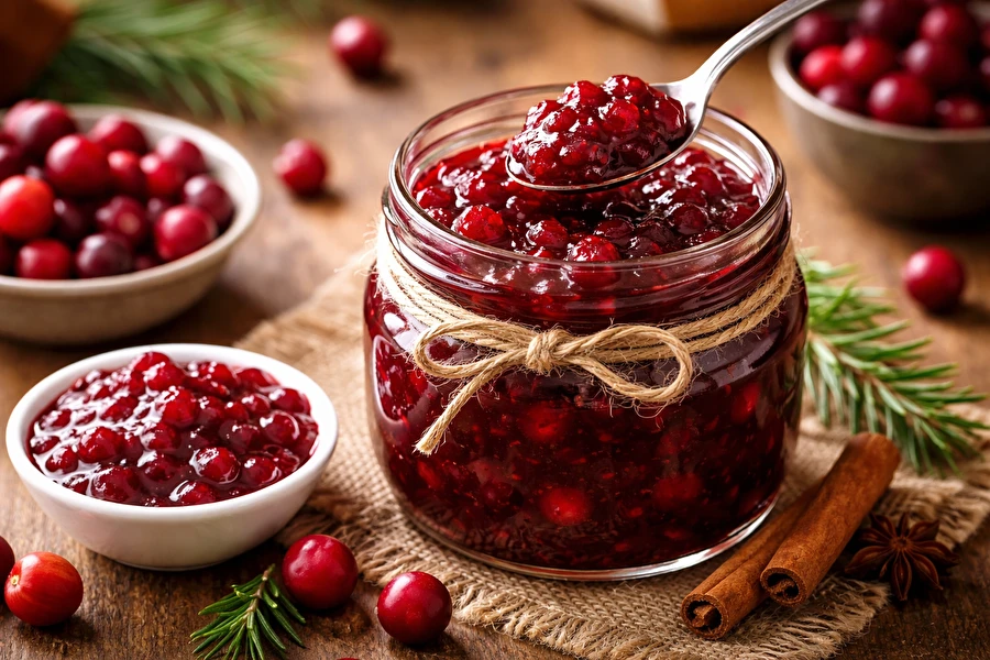 Browin Przepiśnik - Compota de arandos - para sandes, carnes e patês