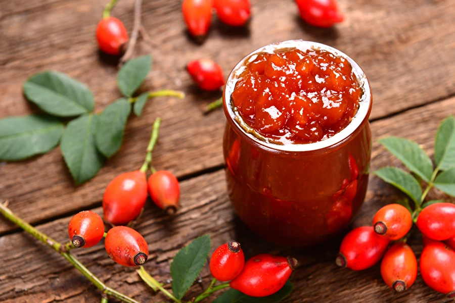 Browin Przepiśnik - Compota de frutos de roseira-brava