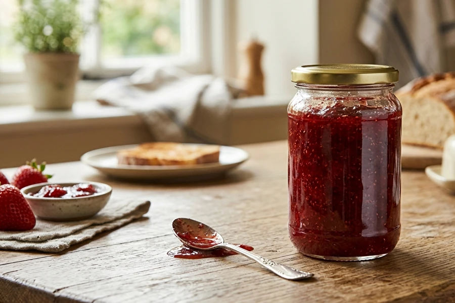 Browin Przepiśnik - Doce de morango caseiro