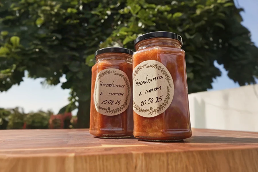 Browin Przepiśnik - Doce de pêssego com essência Jamaica Rum