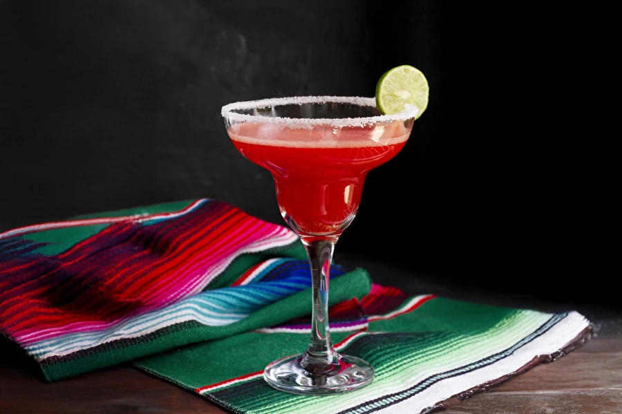 Browin Przepiśnik - Margarita de Morango - cocktail frutado