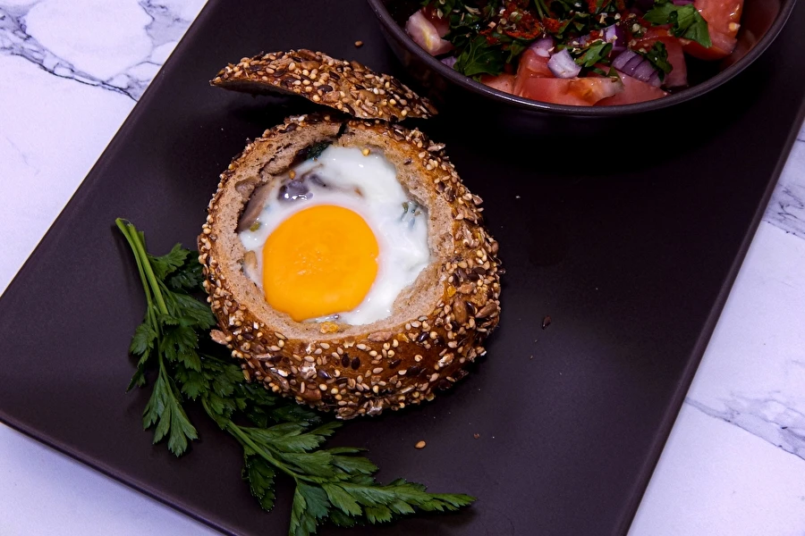 Browin Przepiśnik - Ovo assado no pãozinho