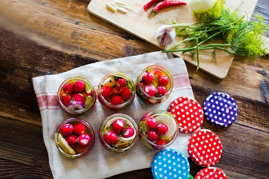 Browin Przepiśnik - Rabanetes fermentados