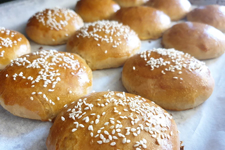 Browin Przepiśnik - Receitas dos nossos clientes: Pães de hambúrguer