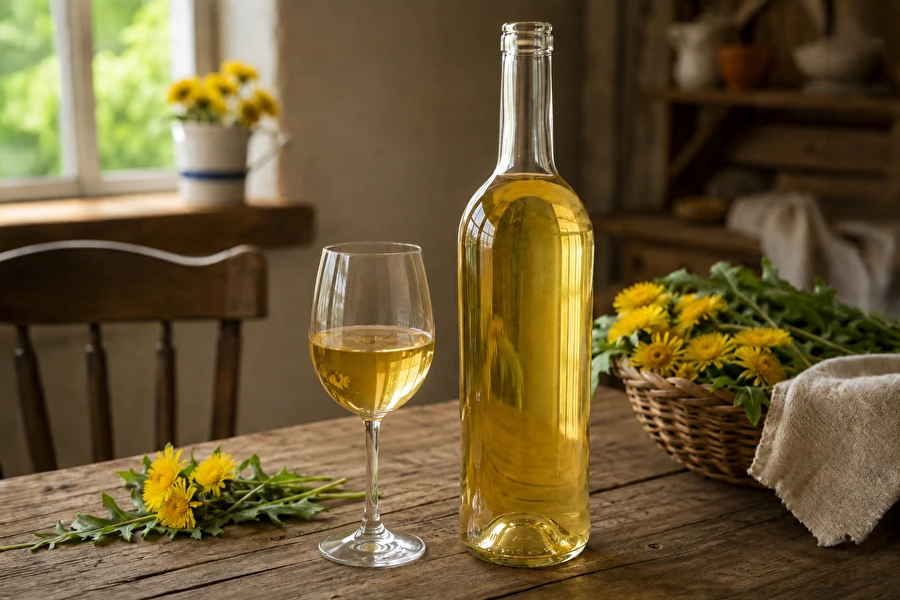 Browin Przepiśnik - Vinho caseiro de dente-de-leão
