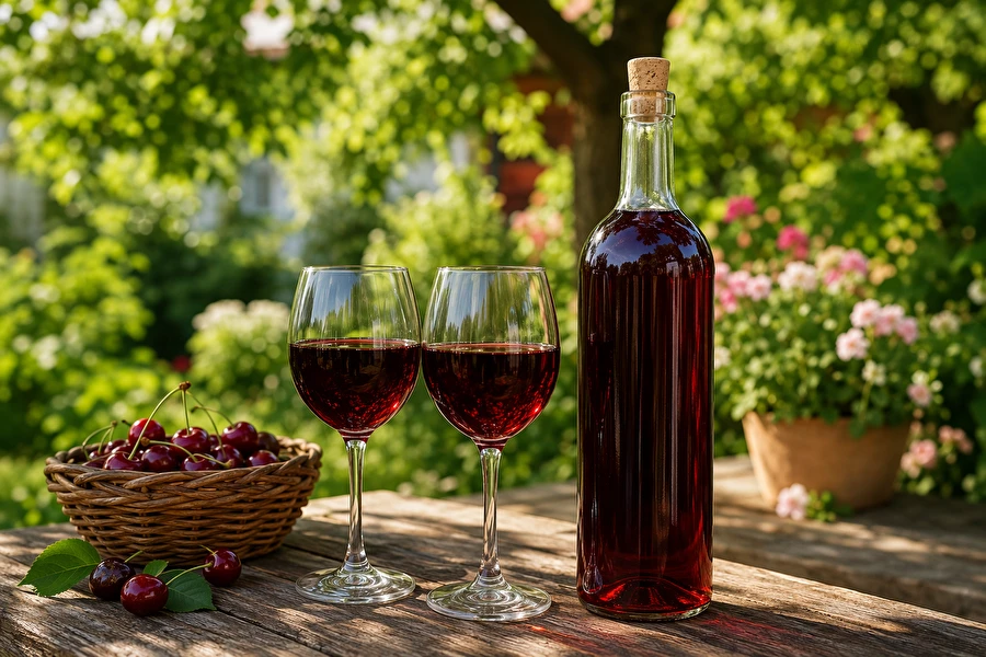 Browin Przepiśnik - Vinho de ginja - forte, meio-doce